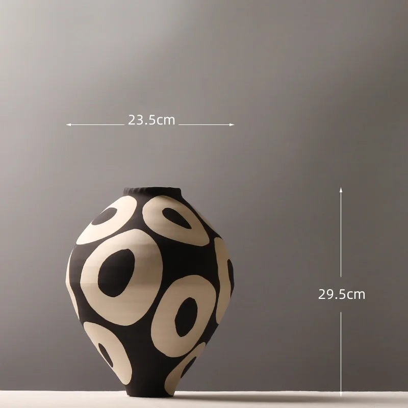 Vase Géométrique en Céramique